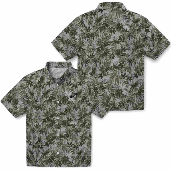 Gun Leafy Pattern Hawaiian Shirt Latest Model