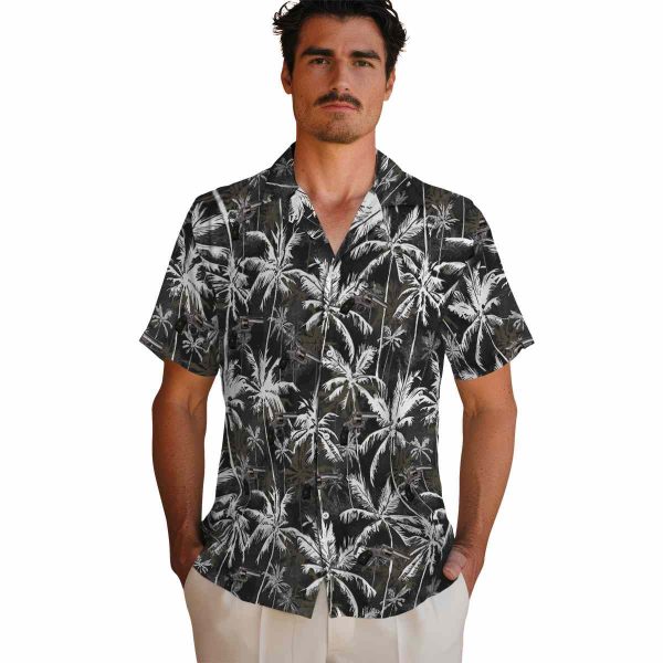 Gun Palm Pattern Hawaiian Shirt High quality