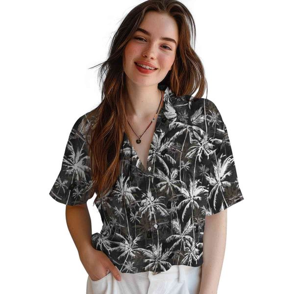 Gun Palm Pattern Hawaiian Shirt Trendy