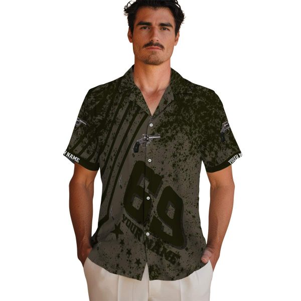 Gun Star Stripes Hawaiian Shirt High quality