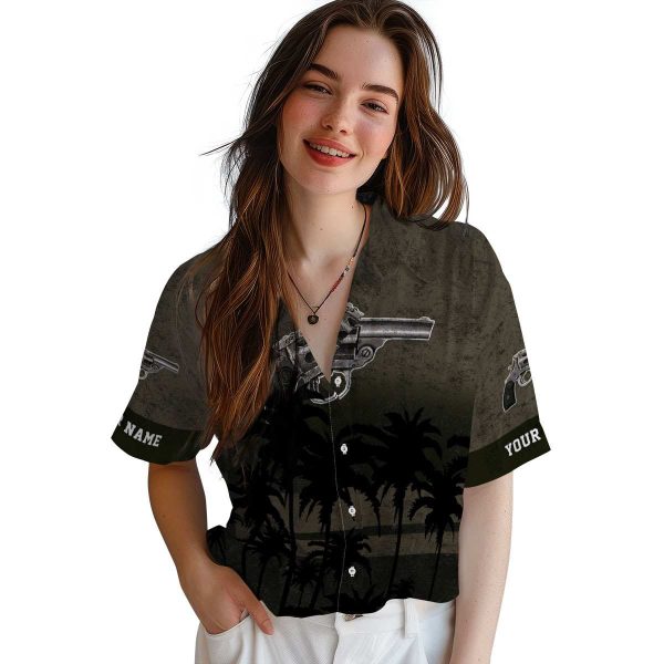 Gun Sunset Pattern Hawaiian Shirt Trendy