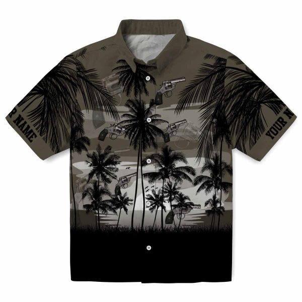 Gun Sunset Scene Hawaiian Shirt Best selling