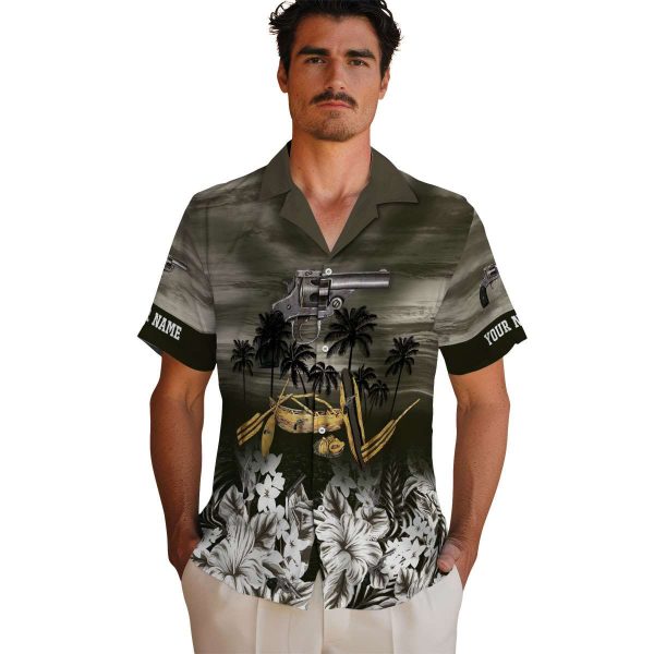 Gun Tropical Canoe Hawaiian Shirt High quality