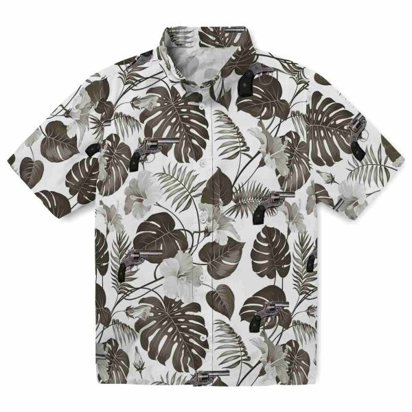 Gun Tropical Plants Hawaiian Shirt Best selling