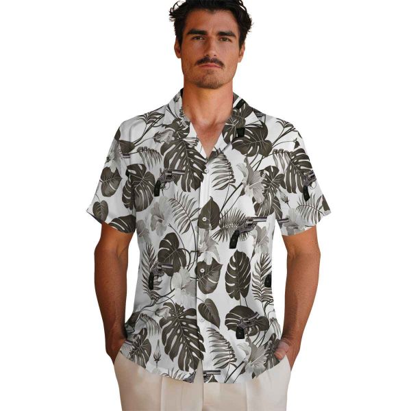 Gun Tropical Plants Hawaiian Shirt High quality