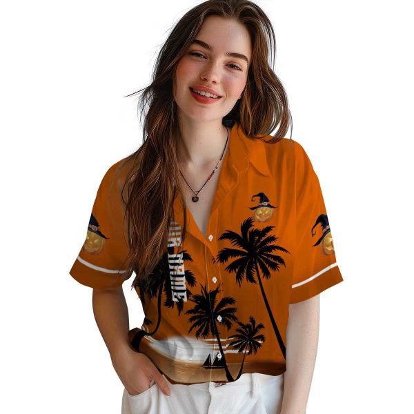 Halloween Beach Sunset Hawaiian Shirt Trendy