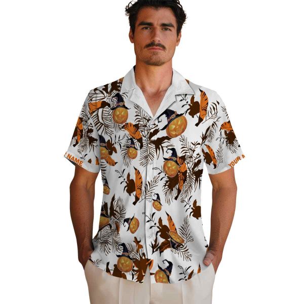 Halloween Botanical Theme Hawaiian Shirt High quality