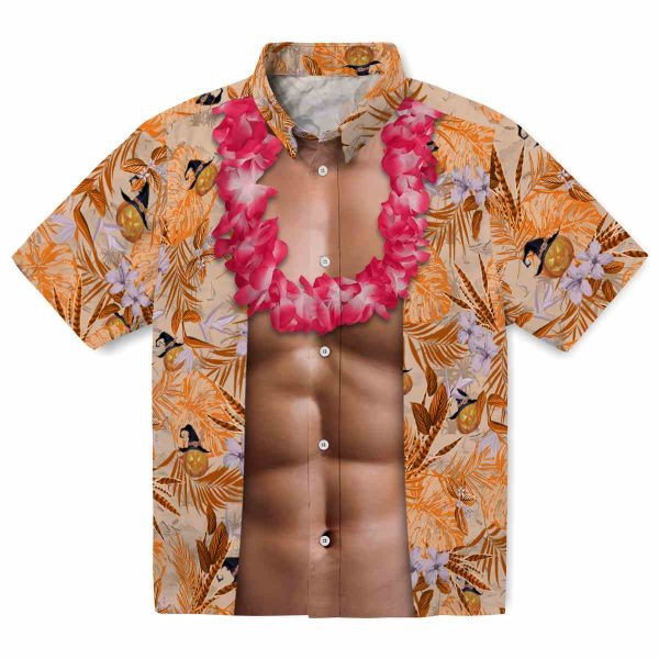 Halloween Chest Illusion Hawaiian Shirt Best selling