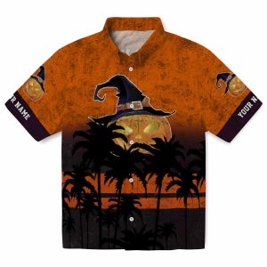 Halloween Sunset Pattern Hawaiian Shirt Best selling