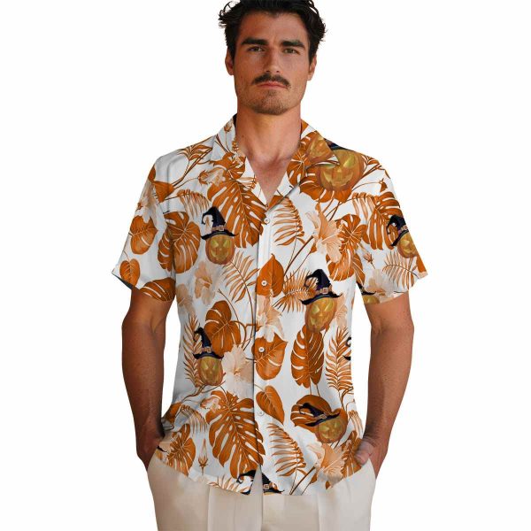 Halloween Tropical Plants Hawaiian Shirt High quality