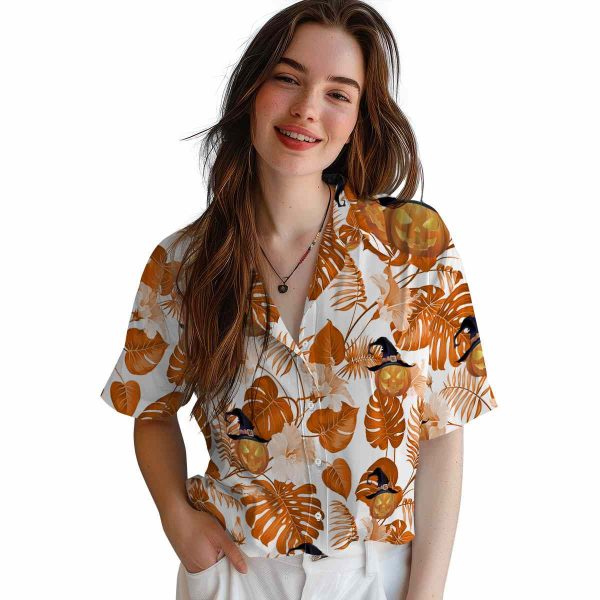 Halloween Tropical Plants Hawaiian Shirt Trendy