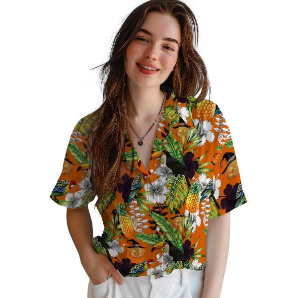 Halloween Tropical Toucan Hawaiian Shirt Trendy