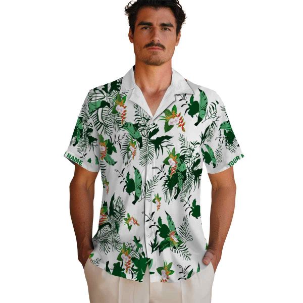 Hawaiian Flower Shirt Botanical Theme Hawaiian Shirt High quality