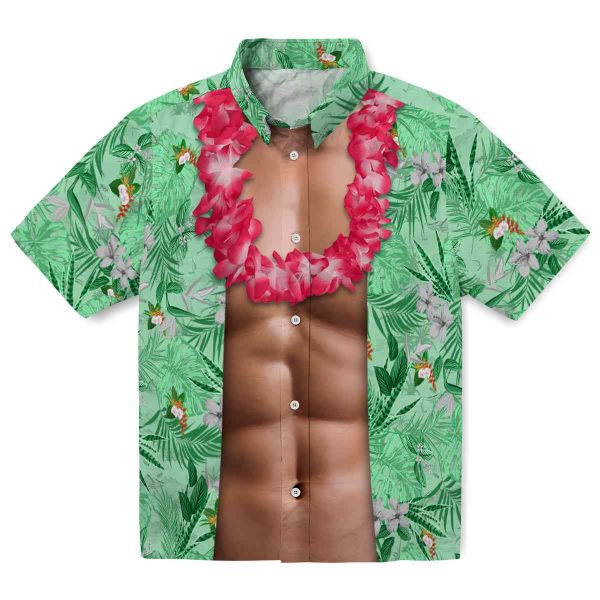 Hawaiian Flower Shirt Chest Illusion Hawaiian Shirt Best selling