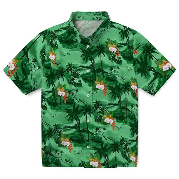 Hawaiian Flower Shirt Coastal Palms Hawaiian Shirt Best selling