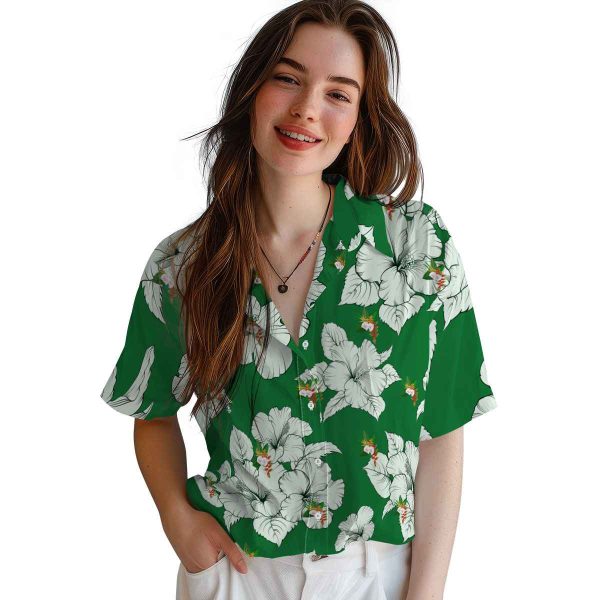 Hawaiian Flower Shirt Hibiscus Blooms Hawaiian Shirt Trendy