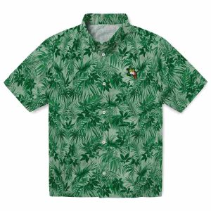 Hawaiian Flower Shirt Leafy Pattern Hawaiian Shirt Best selling