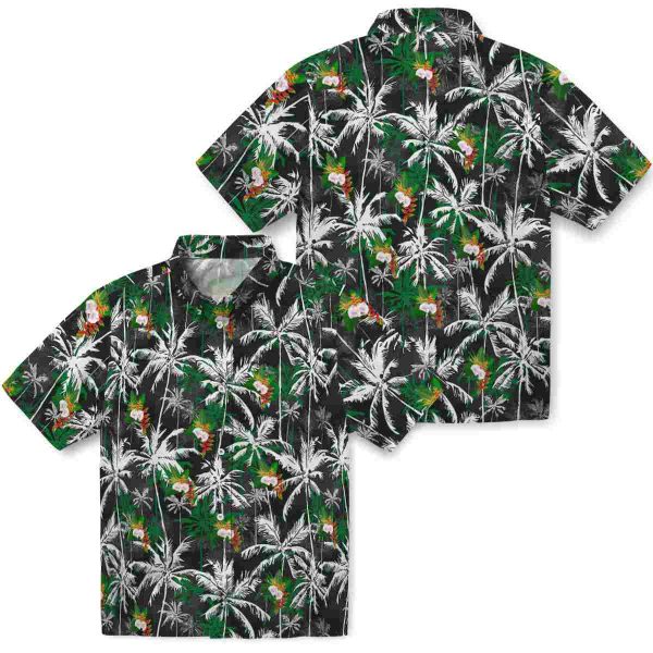 Hawaiian Flower Shirt Palm Pattern Hawaiian Shirt Latest Model