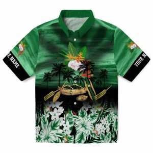 Hawaiian Flower Shirt Tropical Canoe Hawaiian Shirt Best selling