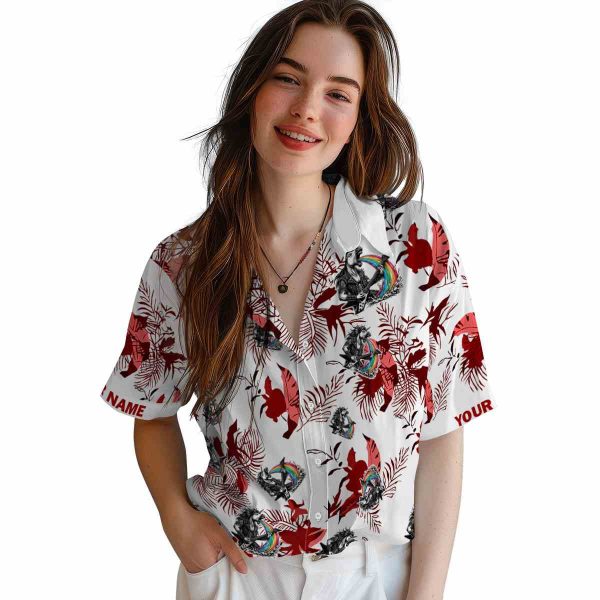 Heavy Metal Botanical Theme Hawaiian Shirt Trendy