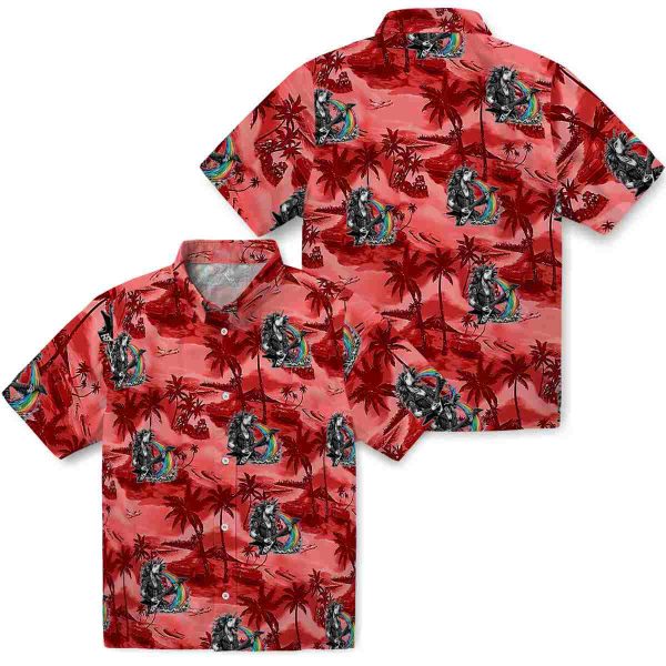 Heavy Metal Coastal Palms Hawaiian Shirt Latest Model