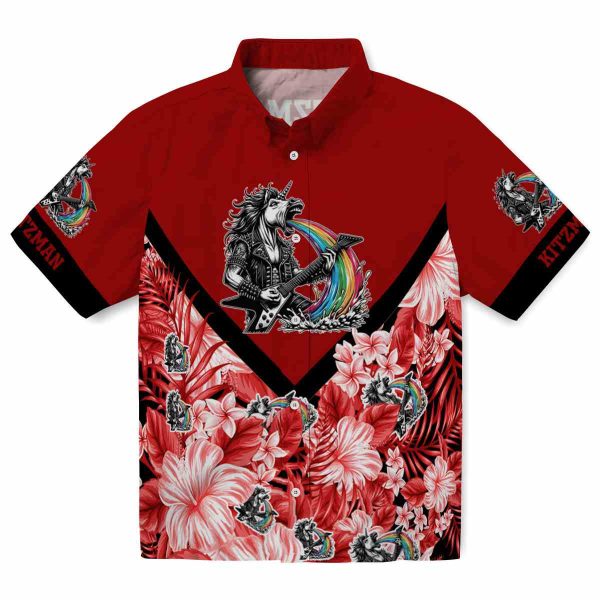 Heavy Metal Floral Chevron Hawaiian Shirt Best selling