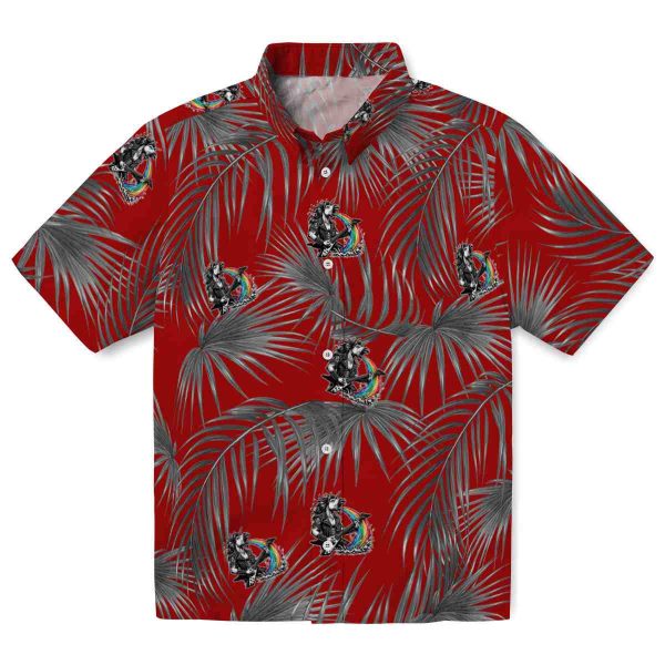 Heavy Metal Leafy Palms Hawaiian Shirt Best selling