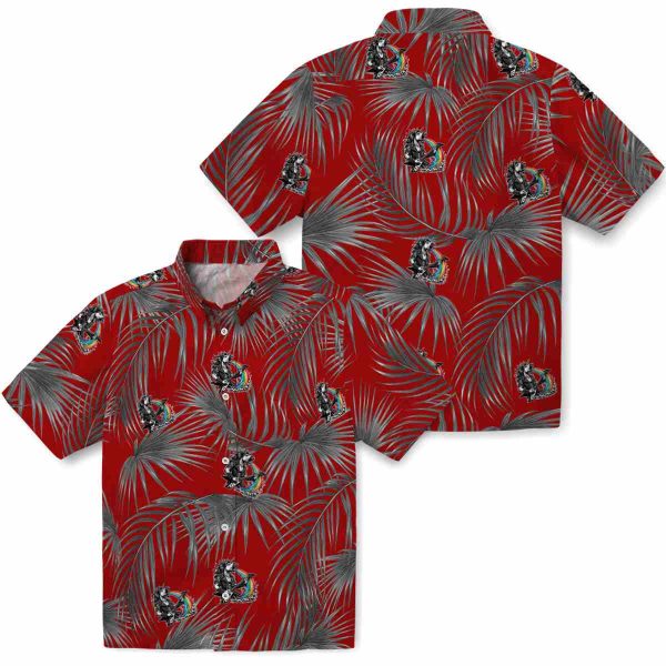 Heavy Metal Leafy Palms Hawaiian Shirt Latest Model