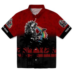 Heavy Metal Sunset Pattern Hawaiian Shirt Best selling