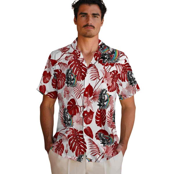 Heavy Metal Tropical Plants Hawaiian Shirt High quality