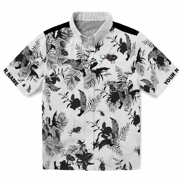 Helicopter Botanical Theme Hawaiian Shirt Best selling