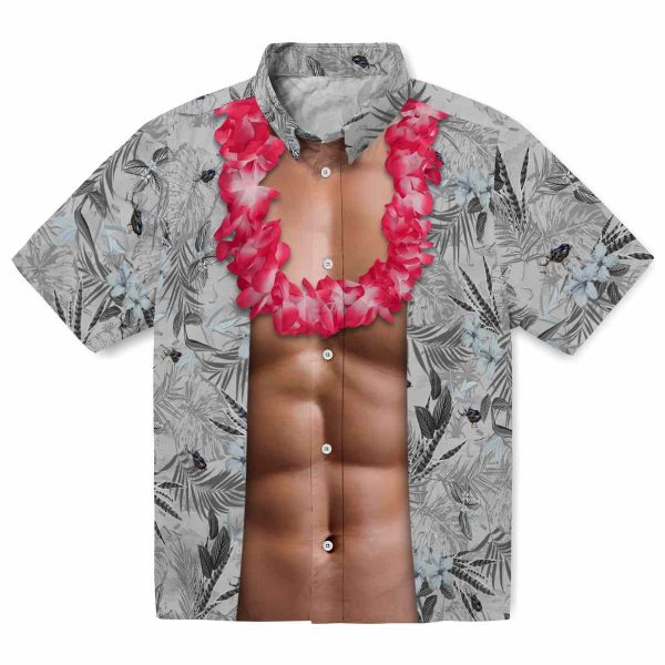 Helicopter Chest Illusion Hawaiian Shirt Best selling