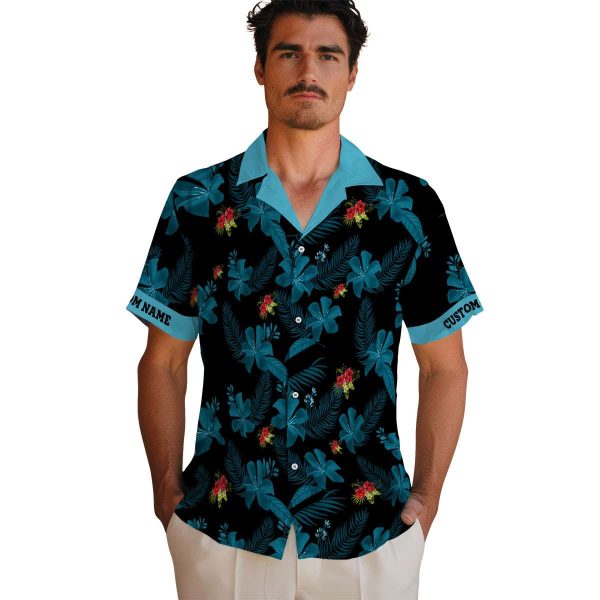 Hibiscus Botanical Print Hawaiian Shirt High quality