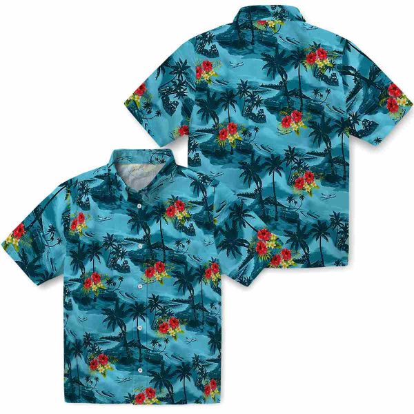 Hibiscus Coastal Palms Hawaiian Shirt Latest Model