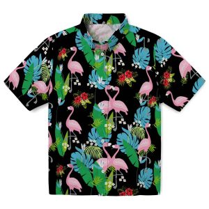 Hibiscus Flamingo Foliage Hawaiian Shirt Best selling