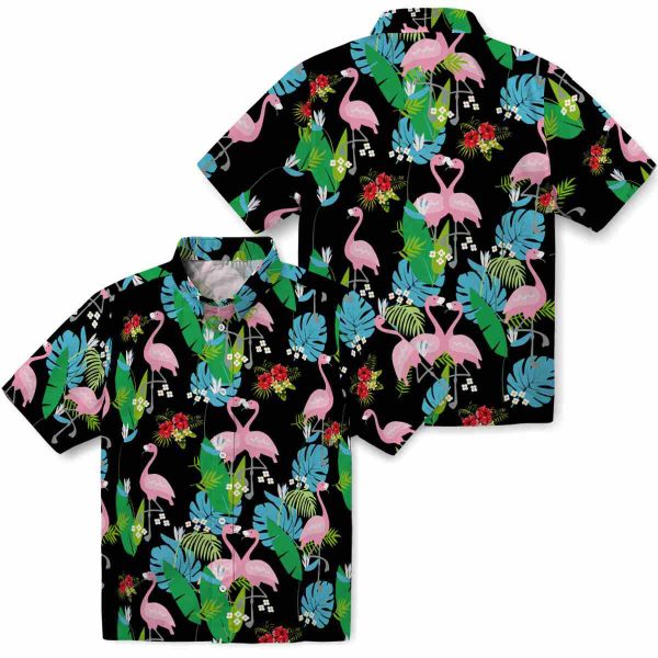 Hibiscus Flamingo Foliage Hawaiian Shirt Latest Model