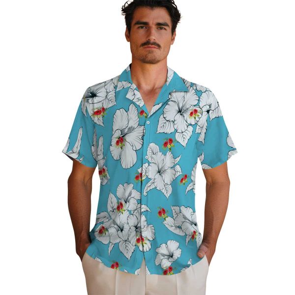 Hibiscus Hibiscus Blooms Hawaiian Shirt High quality