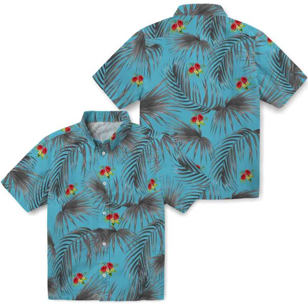 Hibiscus Leafy Palms Hawaiian Shirt Latest Model