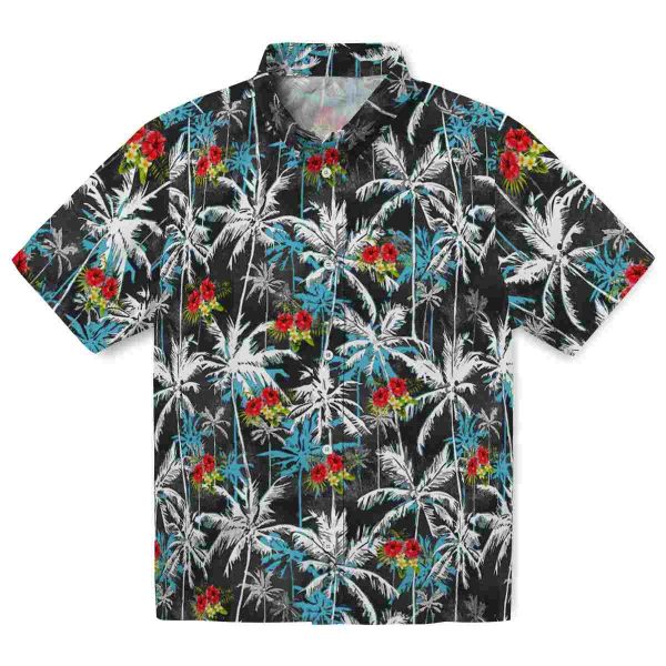 Hibiscus Palm Pattern Hawaiian Shirt Best selling