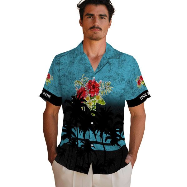 Hibiscus Sunset Pattern Hawaiian Shirt High quality