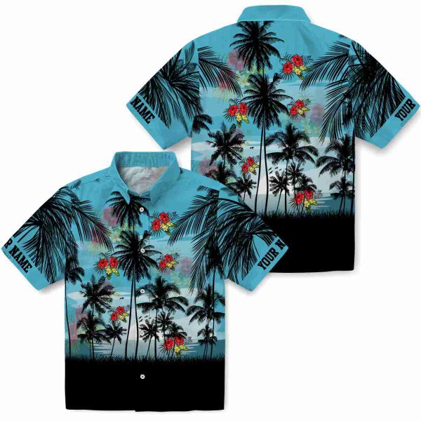 Hibiscus Sunset Scene Hawaiian Shirt Latest Model