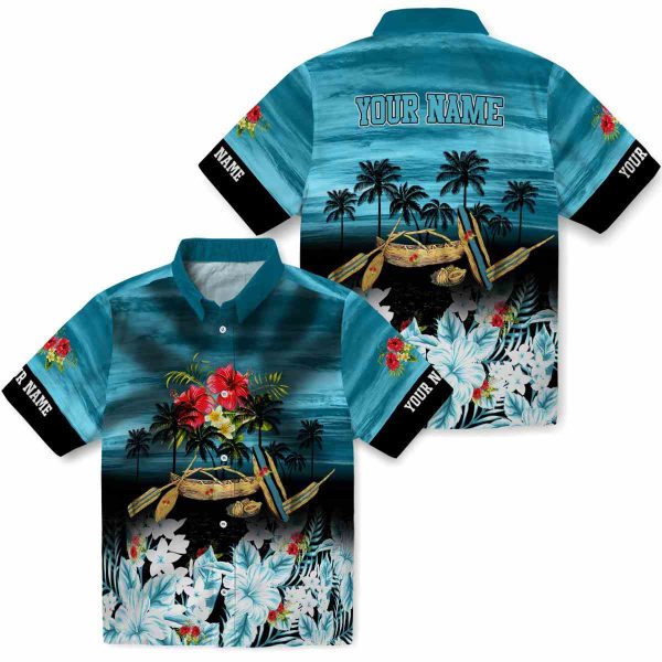 Hibiscus Tropical Canoe Hawaiian Shirt Latest Model