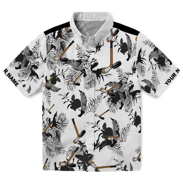 Hockey Botanical Theme Hawaiian Shirt Best selling