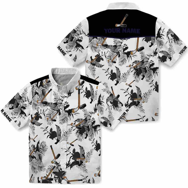 Hockey Botanical Theme Hawaiian Shirt Latest Model