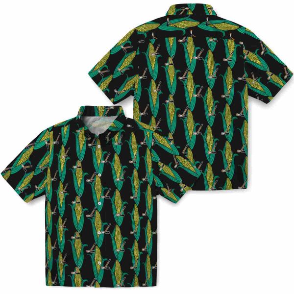 Hockey Corn Motifs Hawaiian Shirt Latest Model