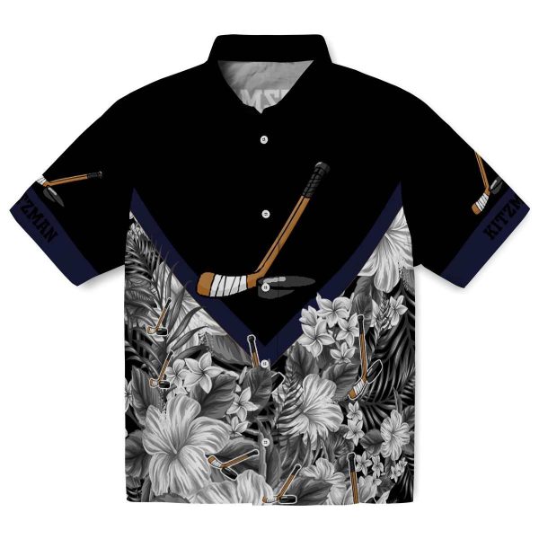 Hockey Floral Chevron Hawaiian Shirt Best selling