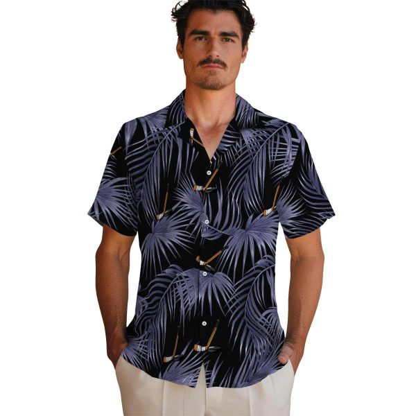 Hockey Leafy Palms Hawaiian Shirt High quality