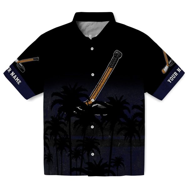 Hockey Sunset Pattern Hawaiian Shirt Best selling