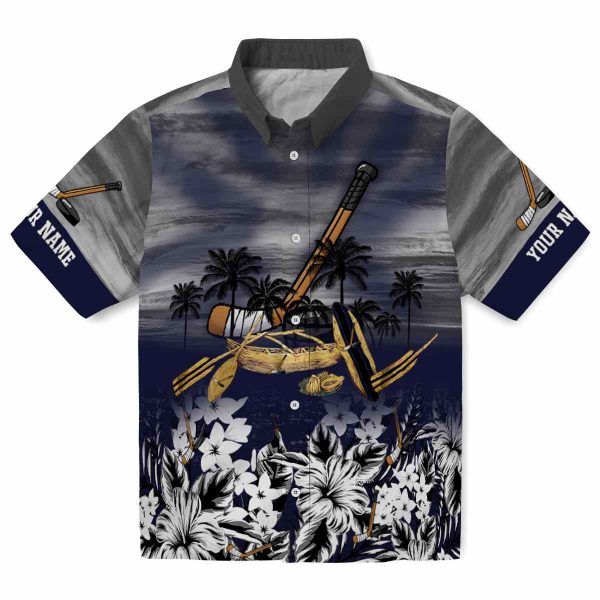 Hockey Tropical Canoe Hawaiian Shirt Best selling