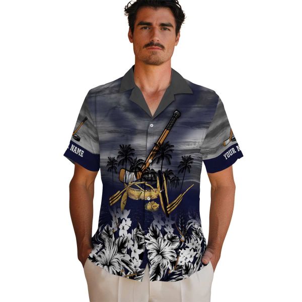 Hockey Tropical Canoe Hawaiian Shirt High quality